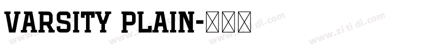 Varsity Plain字体转换